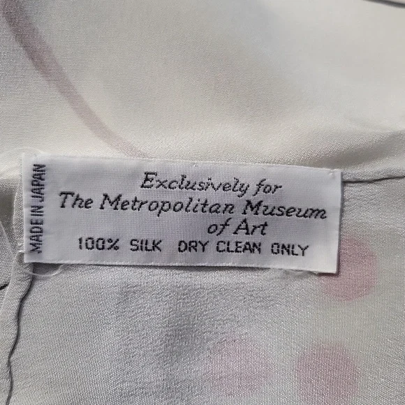 Metropolitan Museum of Art Sheer Silk Scarf - Picture 6 of 6